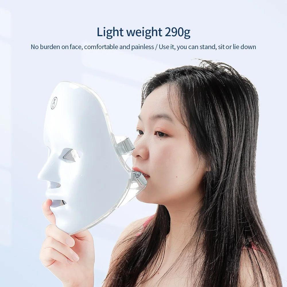 Dove Oaks LumaGlow 7+ LED Facial & Neck Mask