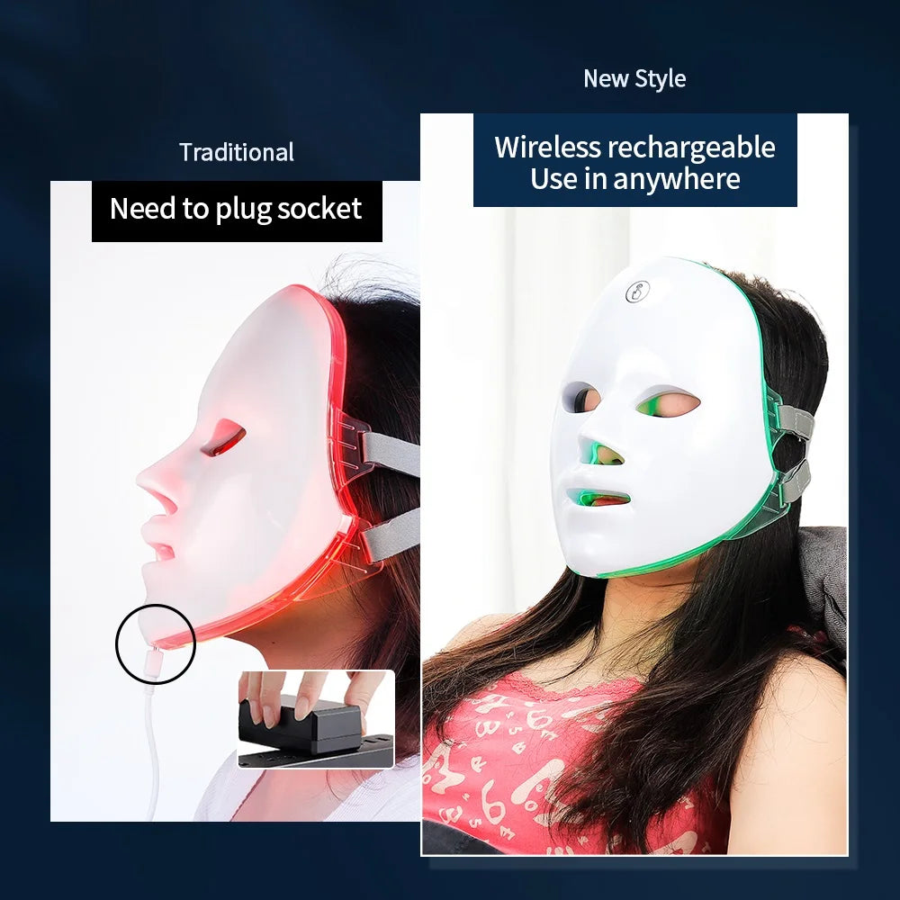 Dove Oaks LumaGlow 7+ LED Facial & Neck Mask