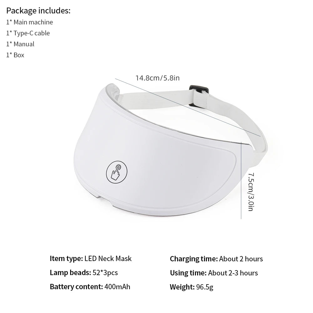 Dove Oaks LumaGlow 7+ LED Facial & Neck Mask